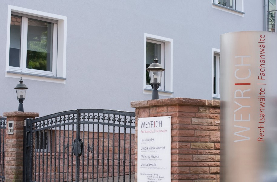 Die Kanzlei von außen