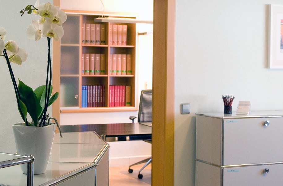 Die Kanzlei von innen